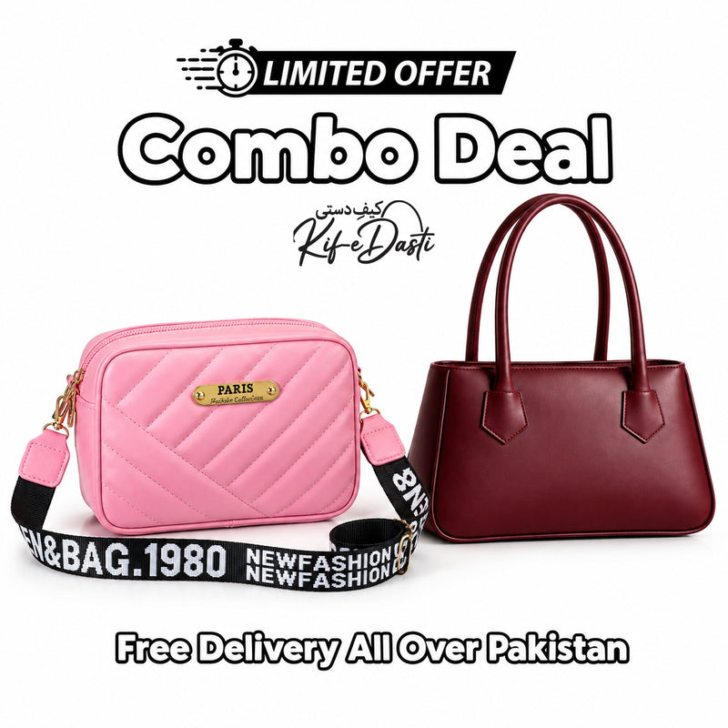 Combo Deal Trendy Party Bag + Velmont Shoulder Bag For Women